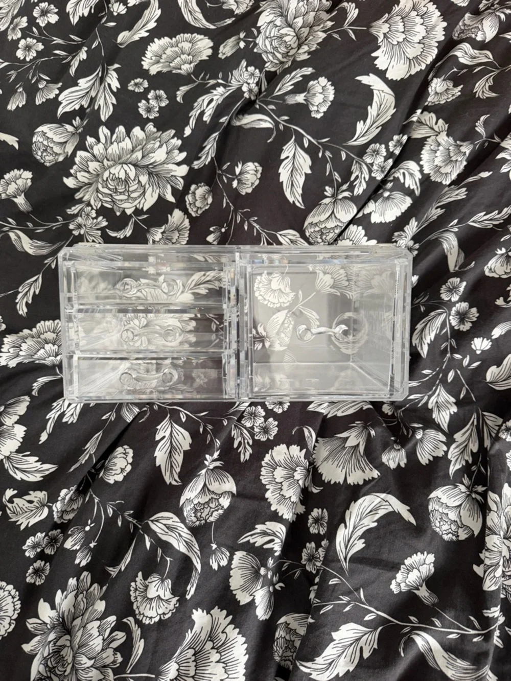Deluxe Multi-Tier Acrylic Makeup Jewelry Desk Organizer
